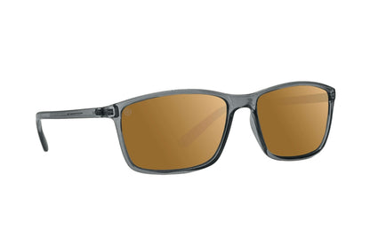 Murphy shades with brown mirrored lenses.