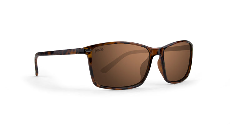 Murphy Sunglasses with tortoise frame and polarized green lenses by Epoch Eyewear