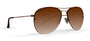 Emerson Rose Gold Aviator style Sunglasses in US