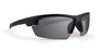 Link Sunglasses with black frame and smoke mirrored lenses by epoch eyewear in US