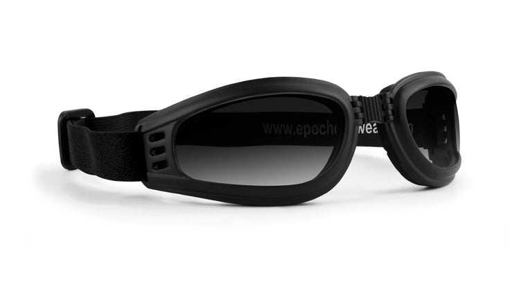 Folding Goggles with tinted mirror lenses by Epoch Eyewear