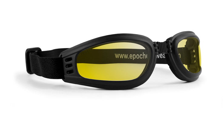 Folding Goggle with yellow mirror lenses by Epoch Eyewear