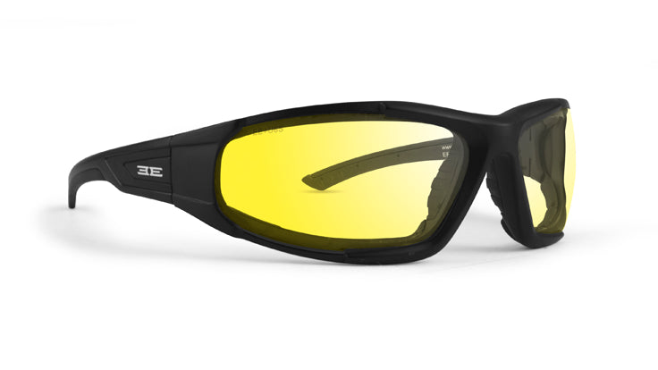 Foam 2 sunglasses with yellow tinted mirror lens and black frame in US