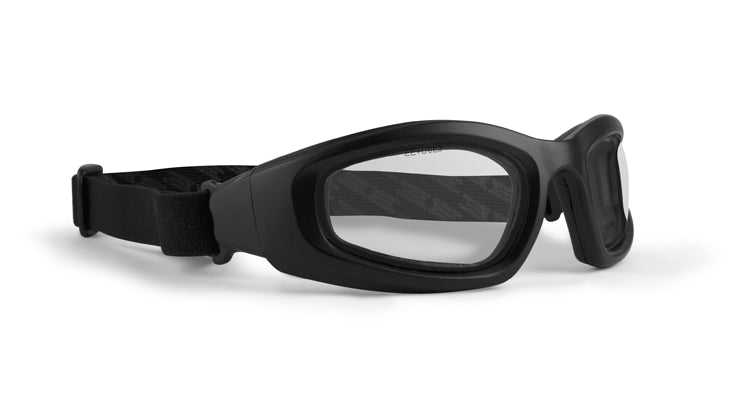 Epoch Goggle with black frame and clear lenses